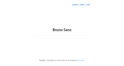 Desktop Screenshot of brunosanz.com